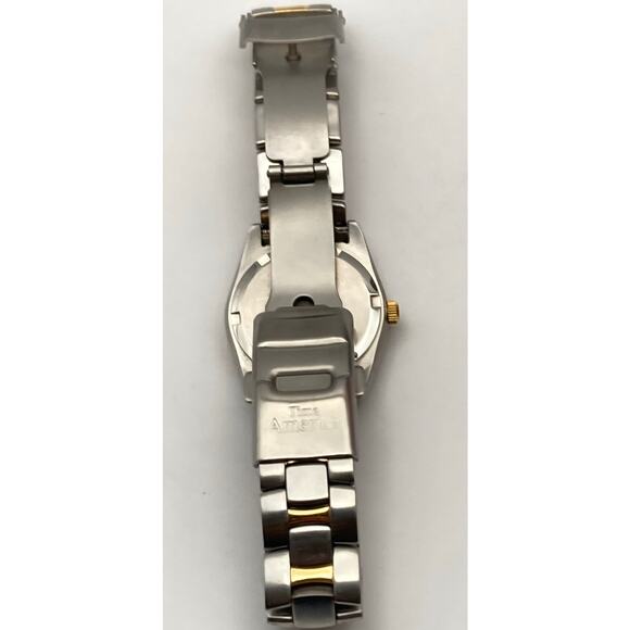 Time America Womens Mens Watch 28mm New Battery Wrist Size 6 Gold Silver Tones - Picture 7 of 11